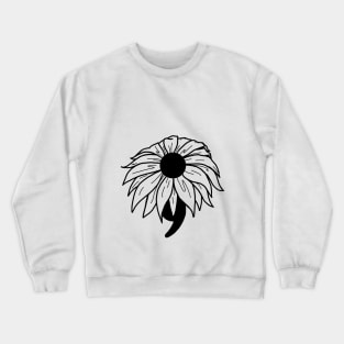 Semicolon Flower Crewneck Sweatshirt